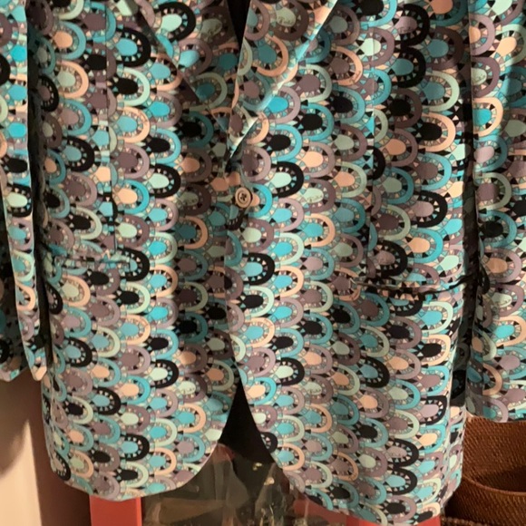 Mens velvet vintage Pucci sport coat - Picture 2 of 3